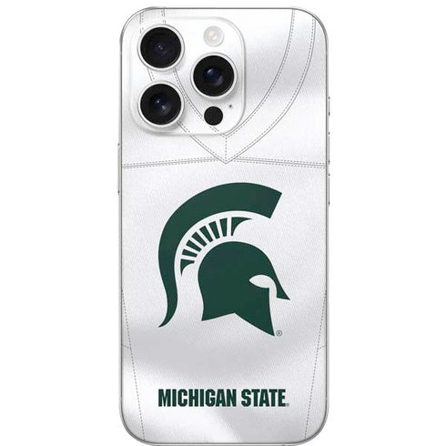 Michigan State University White Jersey iPhone 16 Pro Skin